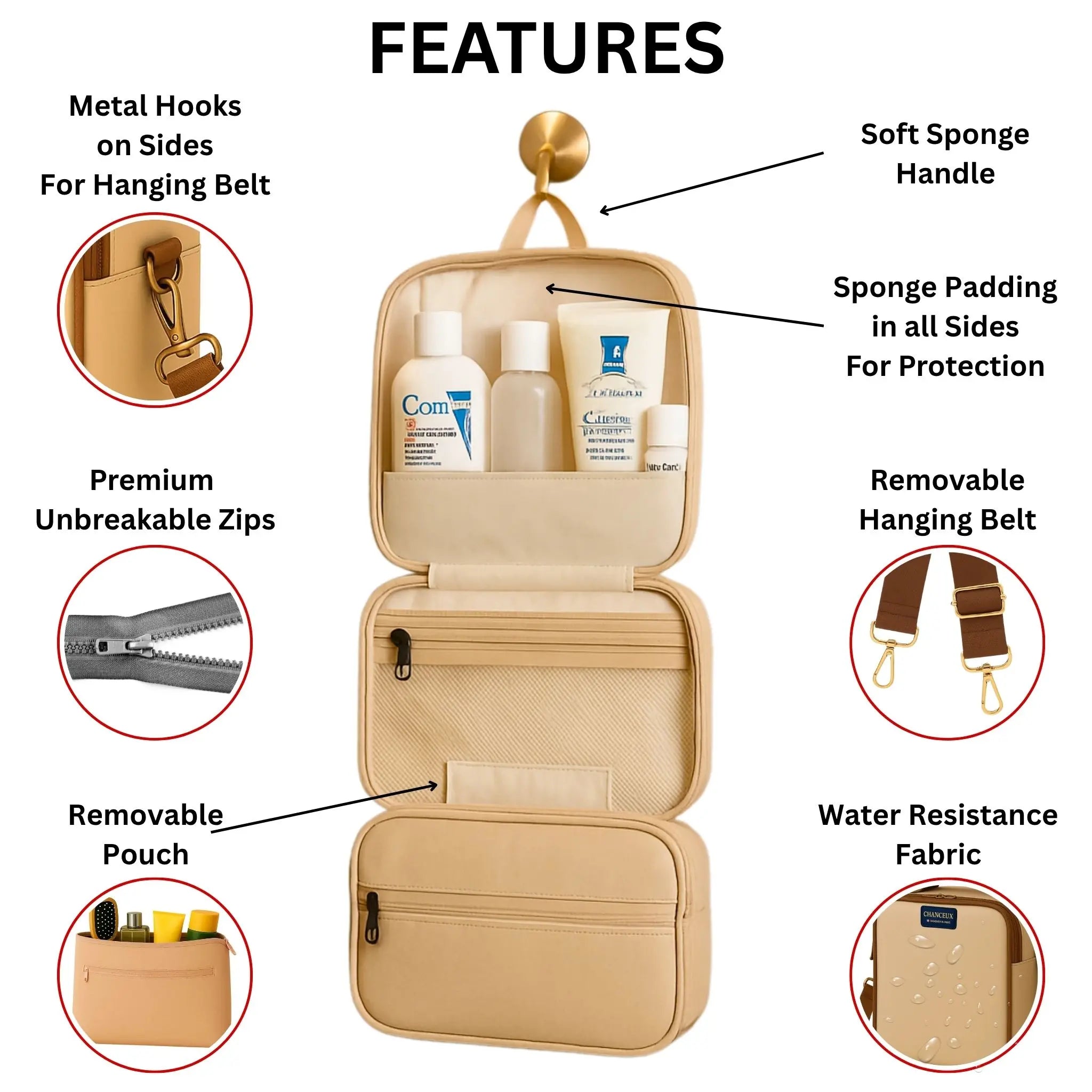 China Edition- Set of 5#pack_Pro- Vanity Bag