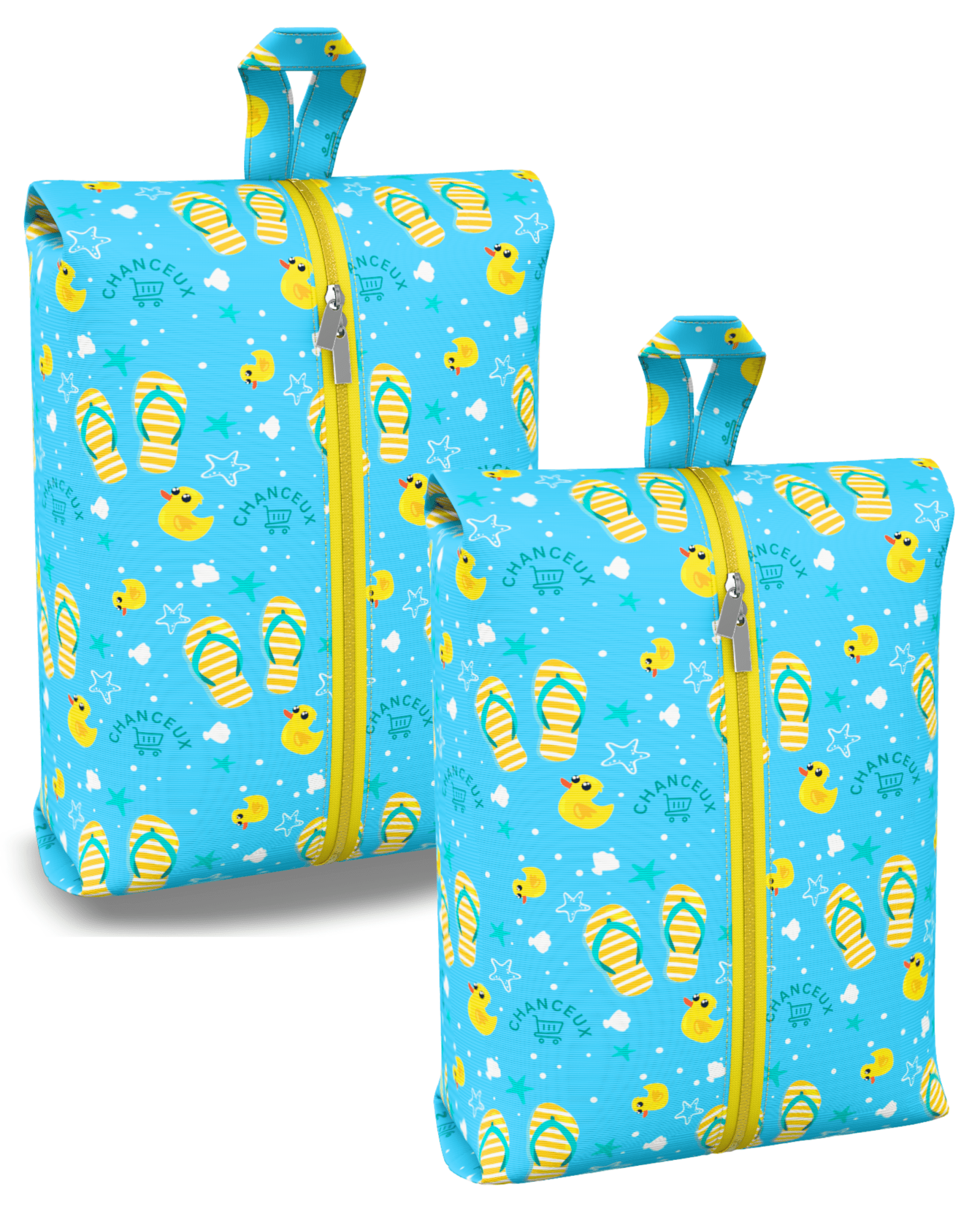 Waterproof Travel Shoe Bags#Color_BlueDuck
