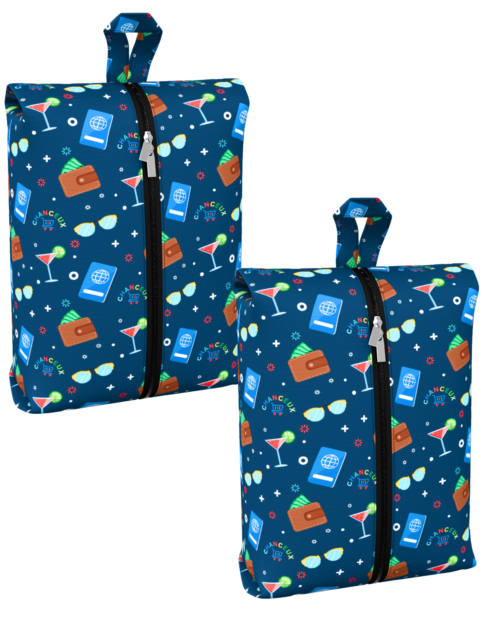 Waterproof Travel Shoe Bags#Color_BlueParty