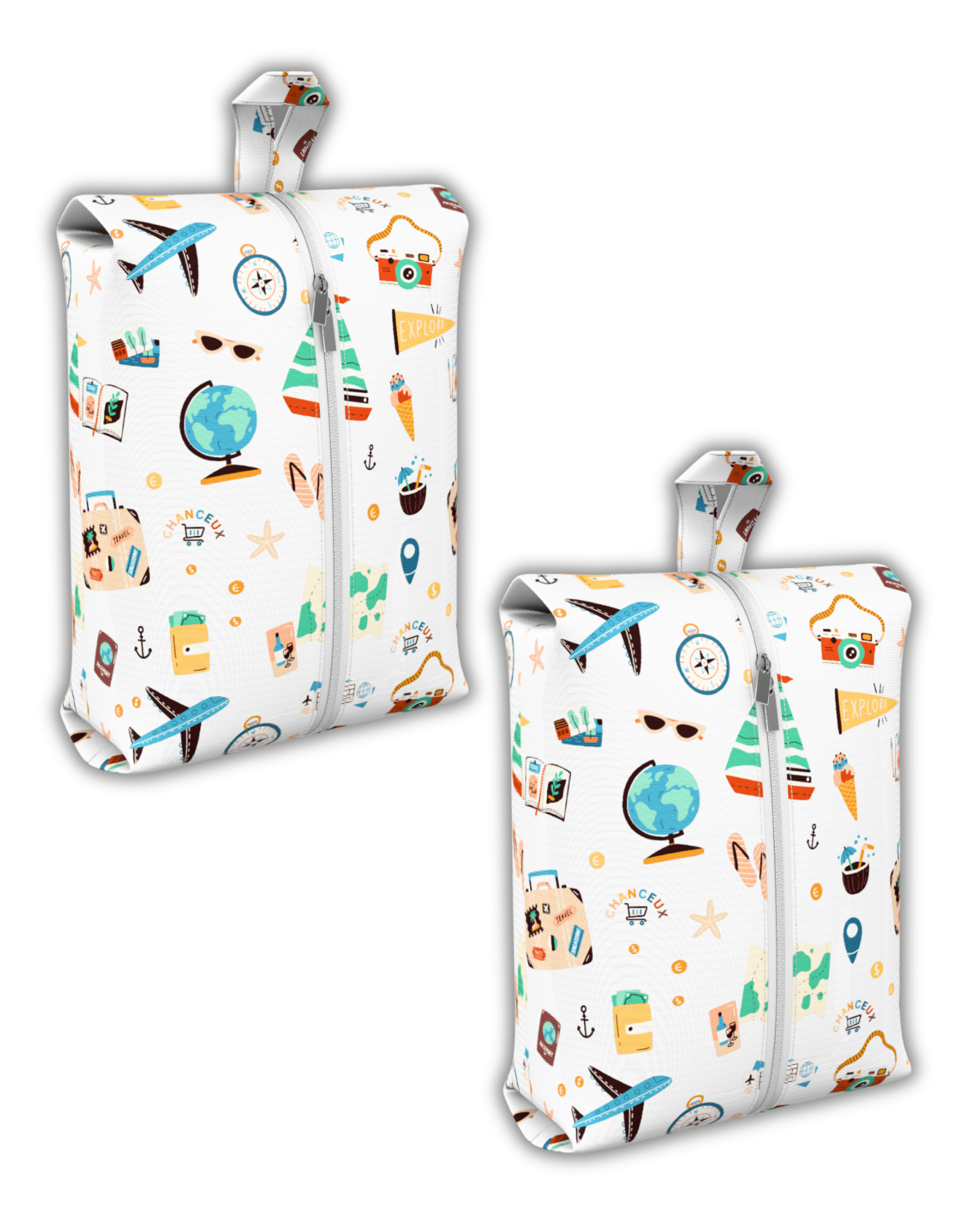 Waterproof Travel Shoe Bags#Color_WhiteTravel