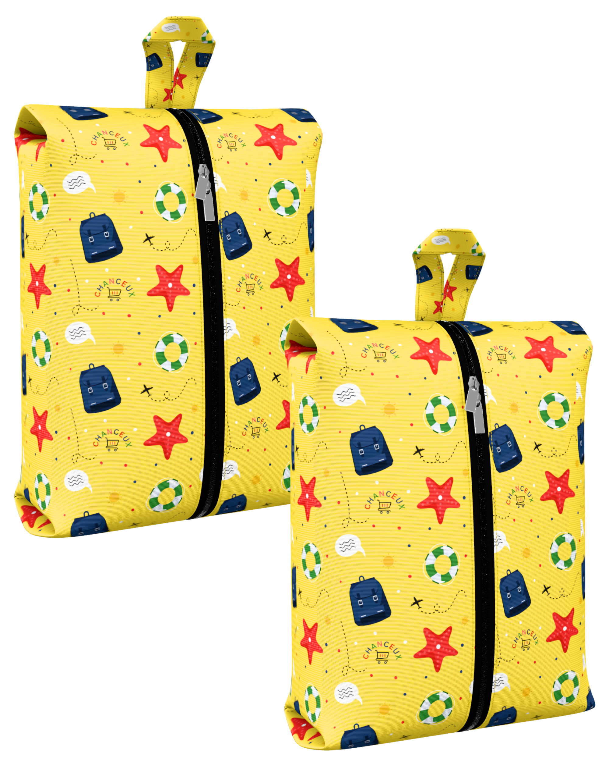 Waterproof Travel Shoe Bags#Color_YellowBeach