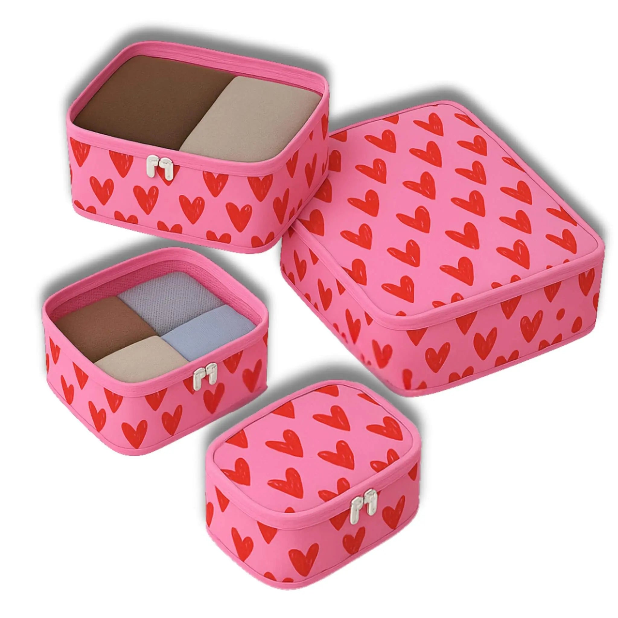 Multi Set Cube Organisers#Color_Cute Hearts Cubes