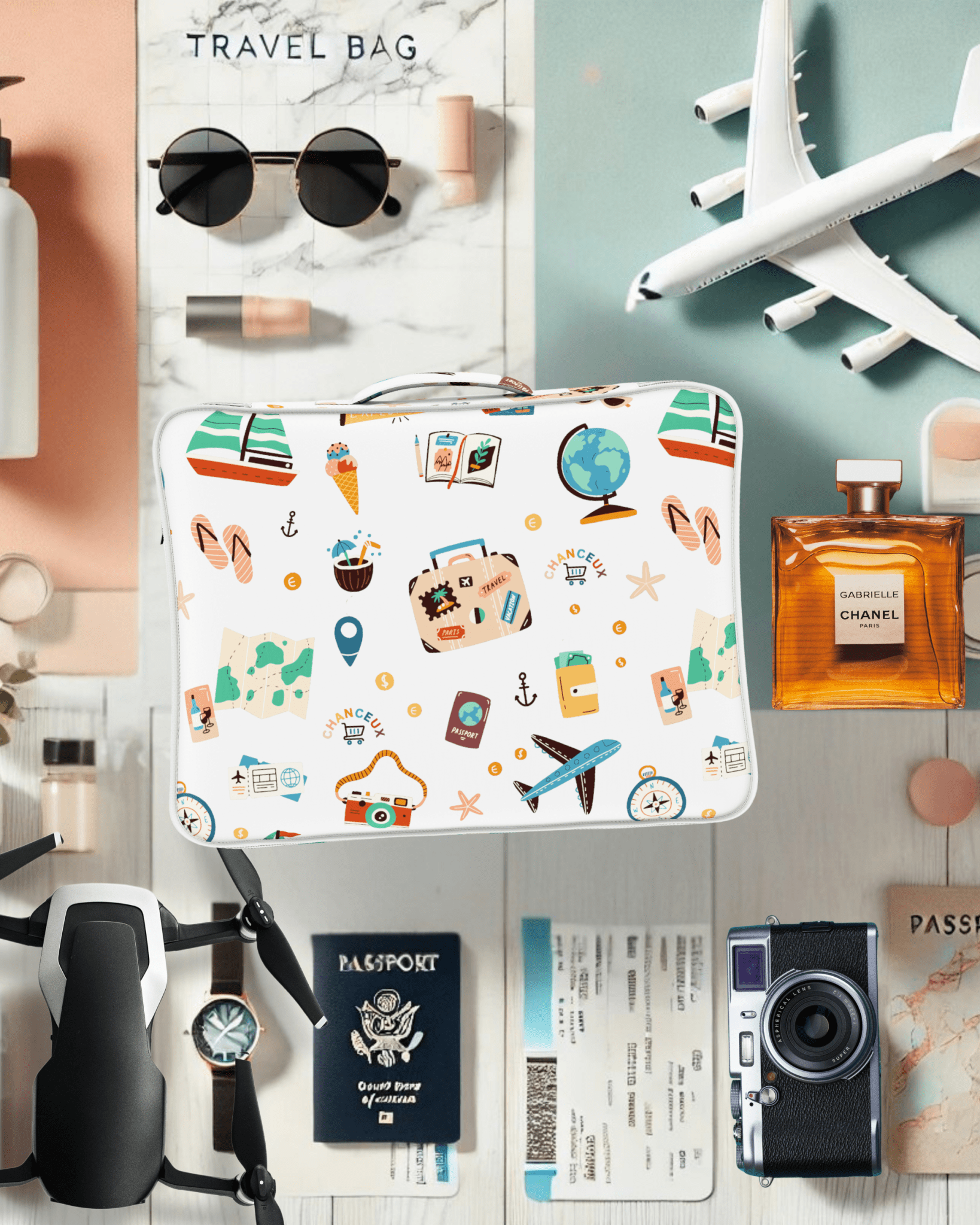 8-Piece Travel Organizer#Color_Green