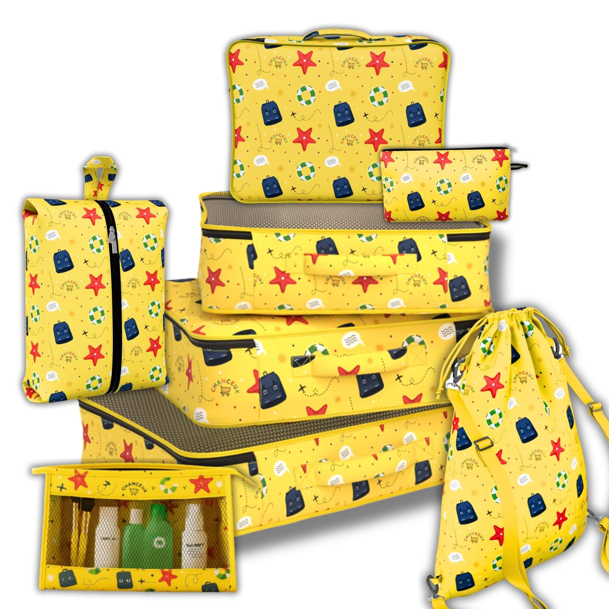 8-Piece Travel Organizer#Color_Yellow