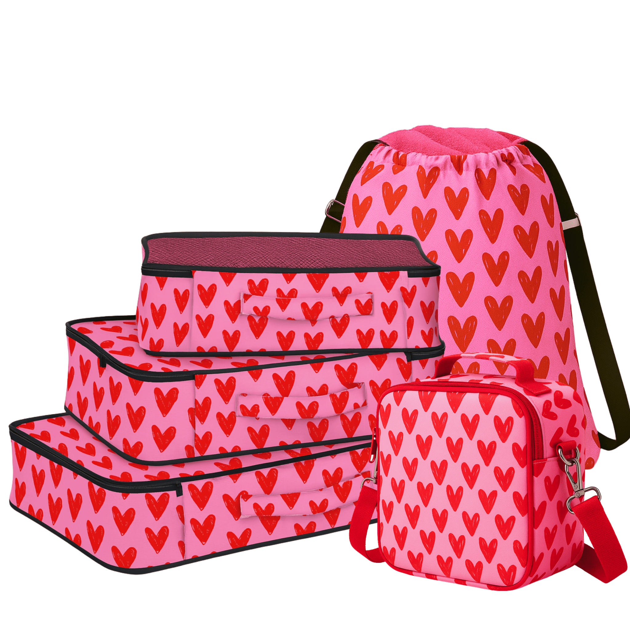 8 Pcs Travel Organiser Kit (w Makeup/ Medicine Bag)