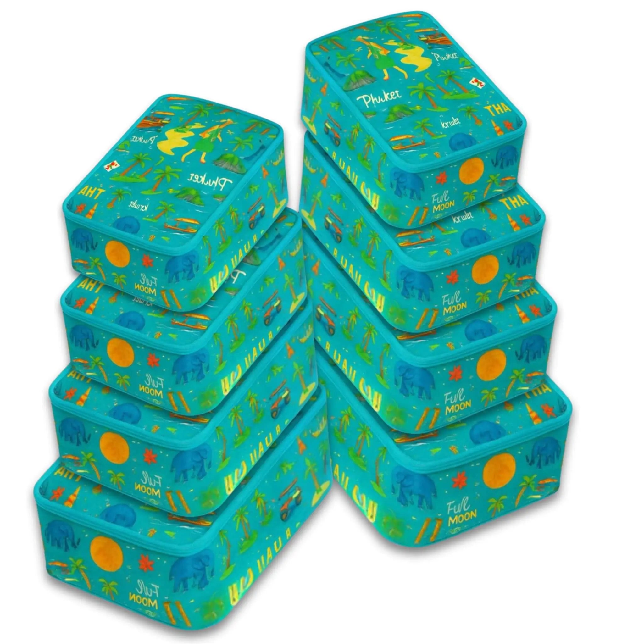 8 Packing Cubes - Thailand Edition #Variants_8 Covered