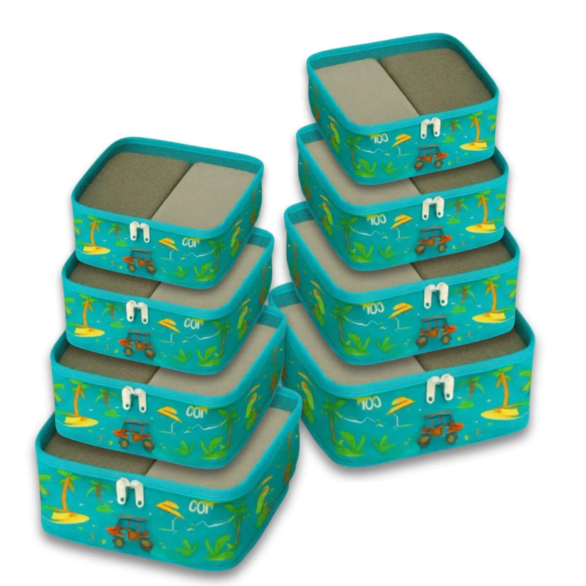 8 Packing Cubes - Thailand Edition #Variants_8 Net Cubes