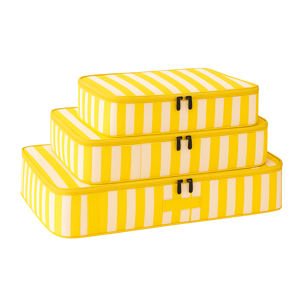 8 Pcs - Multi Cube Set#Color_Yellow Stripes 8PC