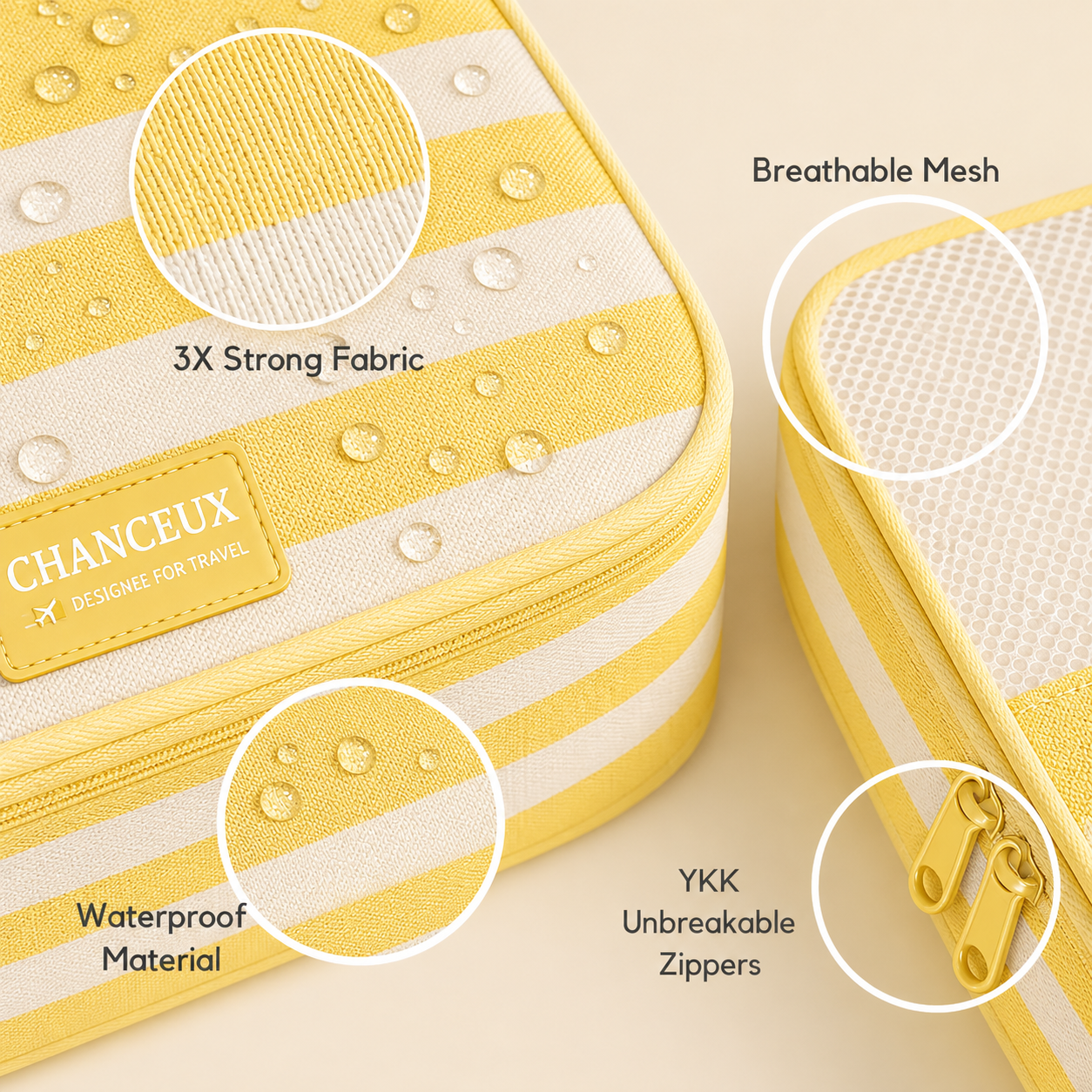 8 Pcs Essential Kit#Color_Yellow Stripes 8E