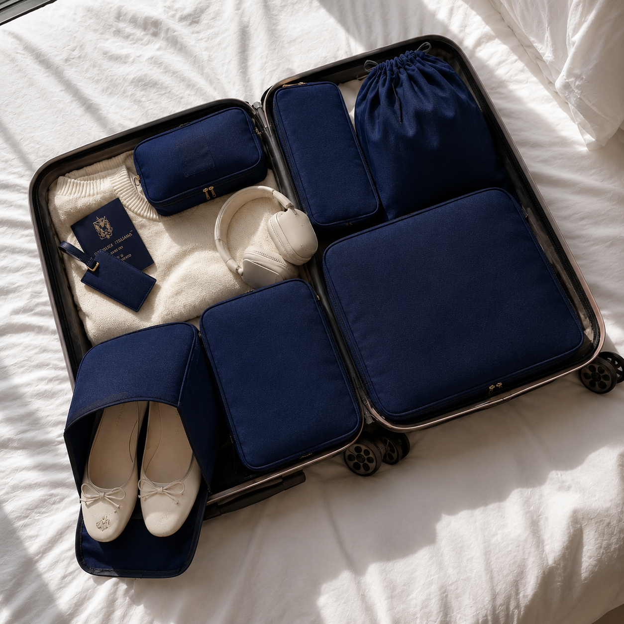 8 Pcs Essential Kit#Color_Royal Blue 8E