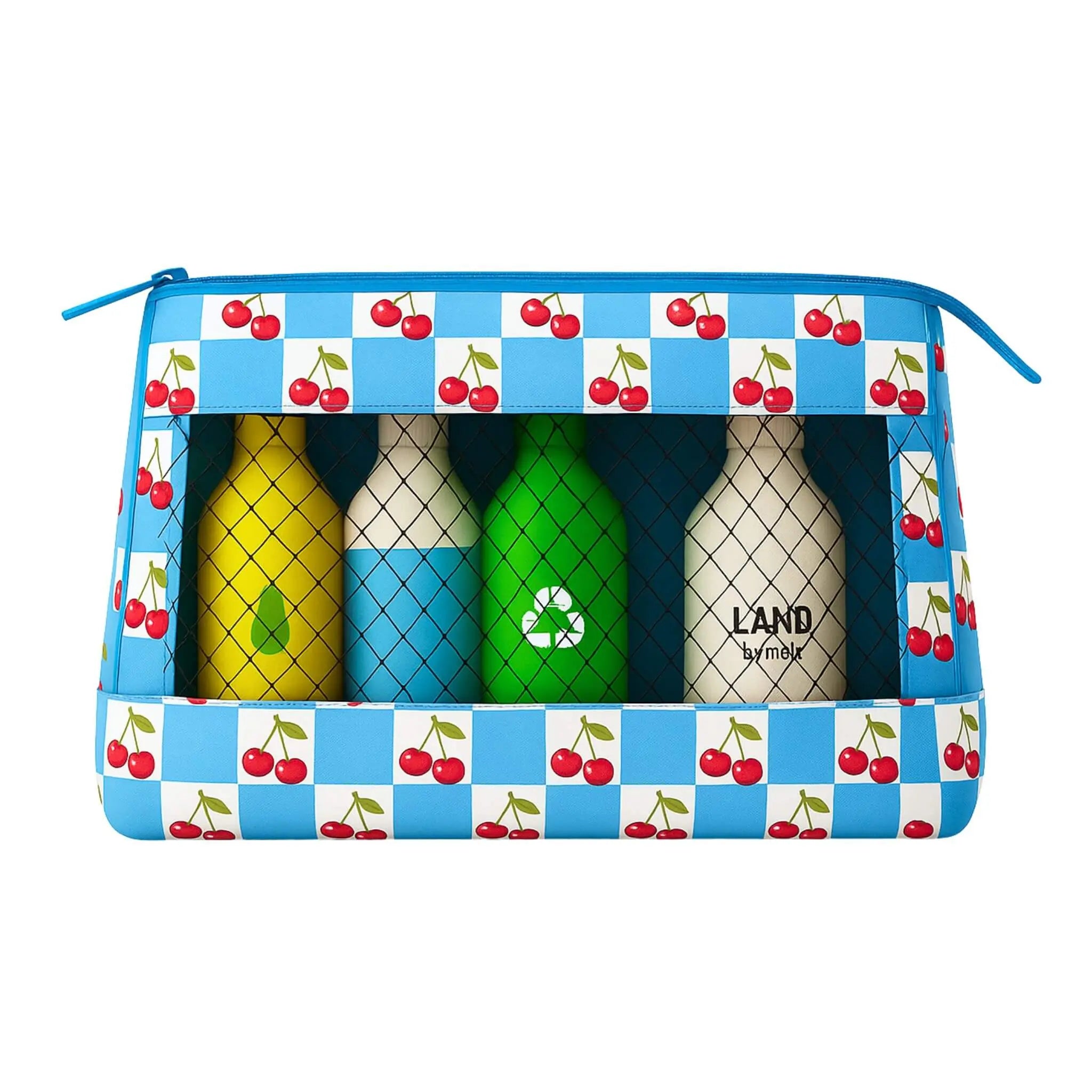 Mesh Organizer Pouch#Color_Mesh Pouch - Cherry