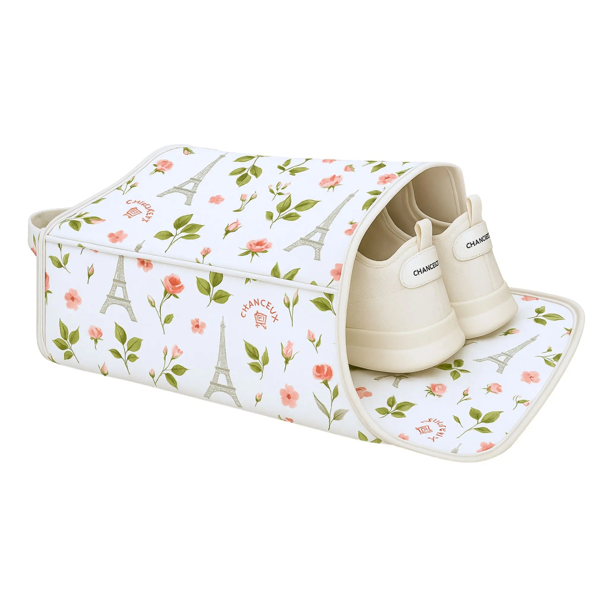 Shoe Bag#Color_White Paris