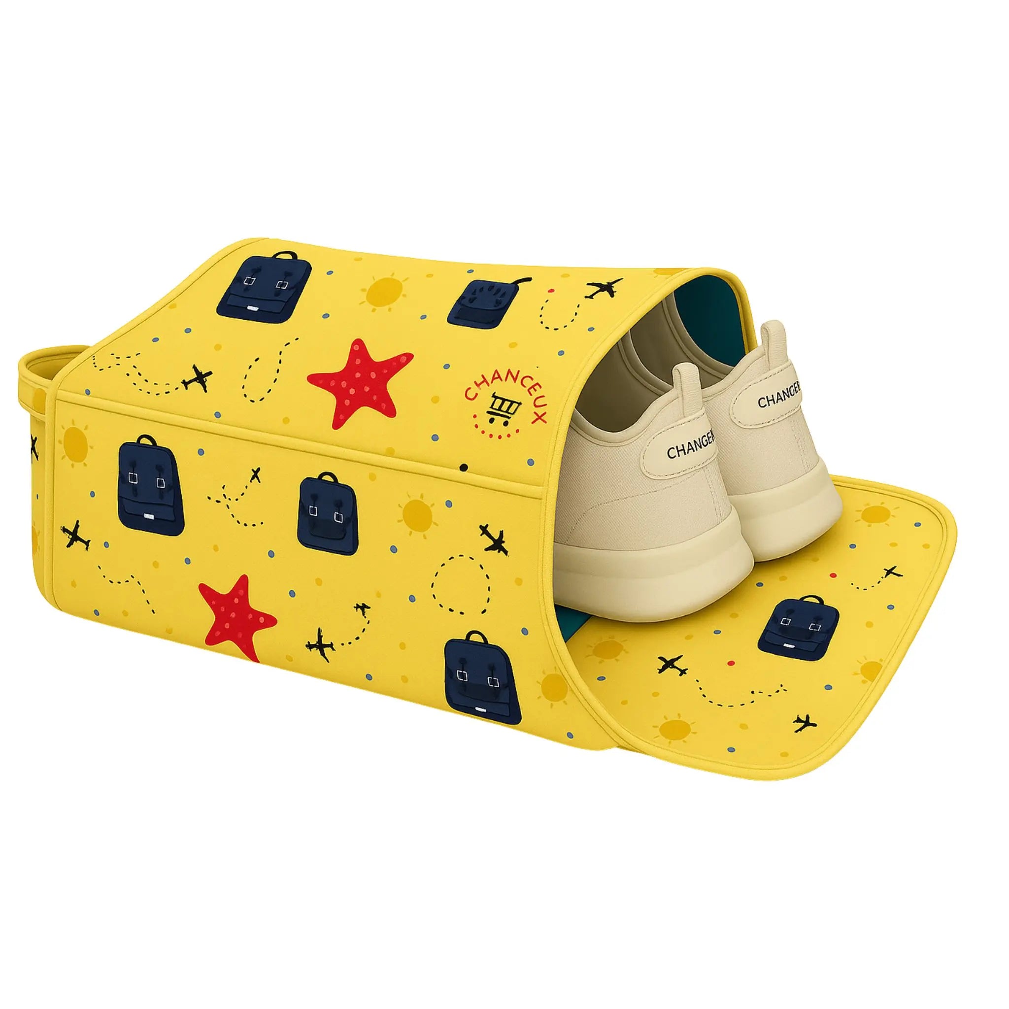 Shoe Bag#Color_Yellow Beach