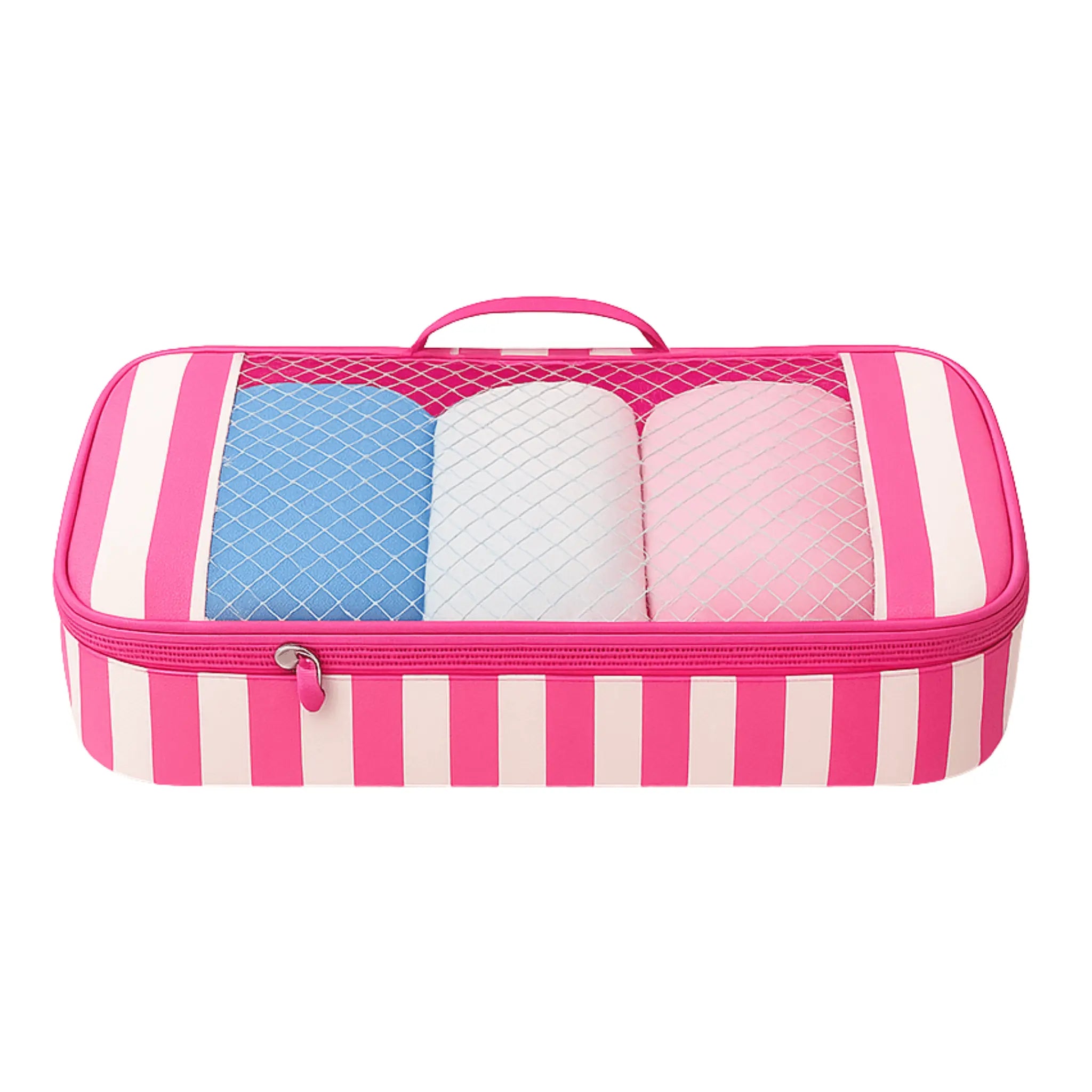 Compression Socks Bag#Color_Pink Stripes SB