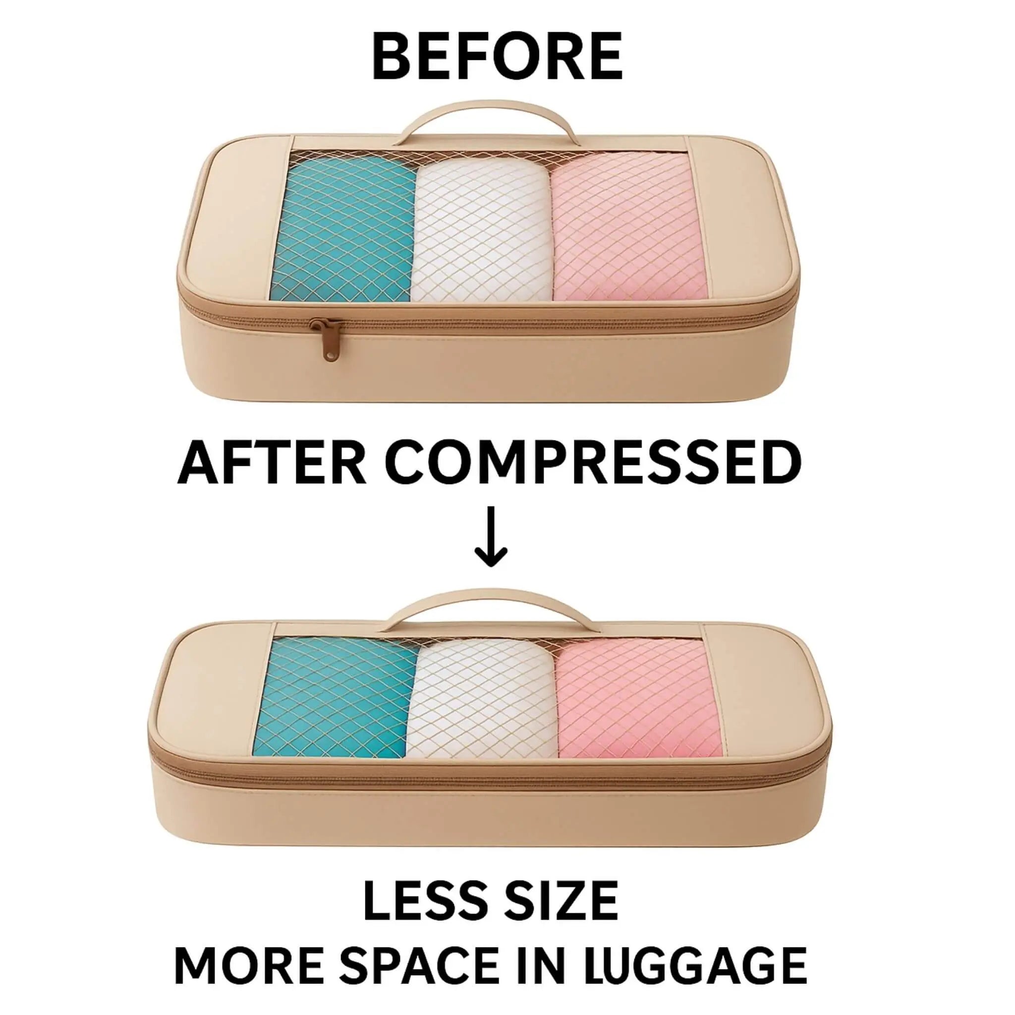 Compression Socks Bag#Color_Beige SB