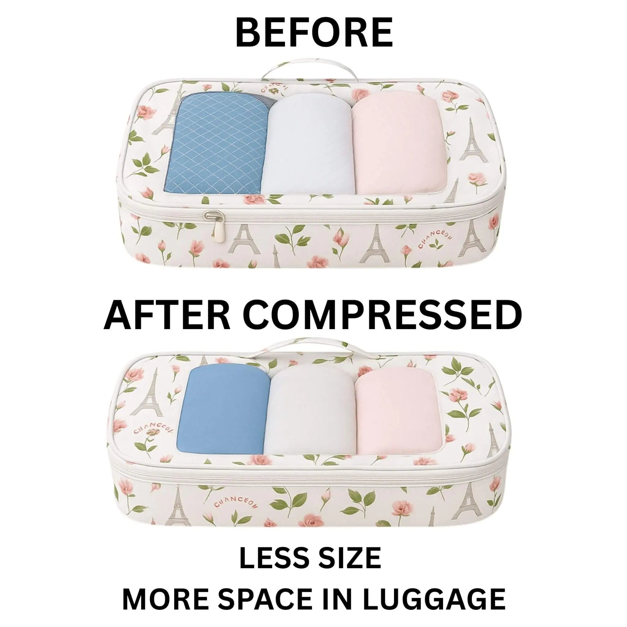 Compression Socks Bag#Color_White Paris SB