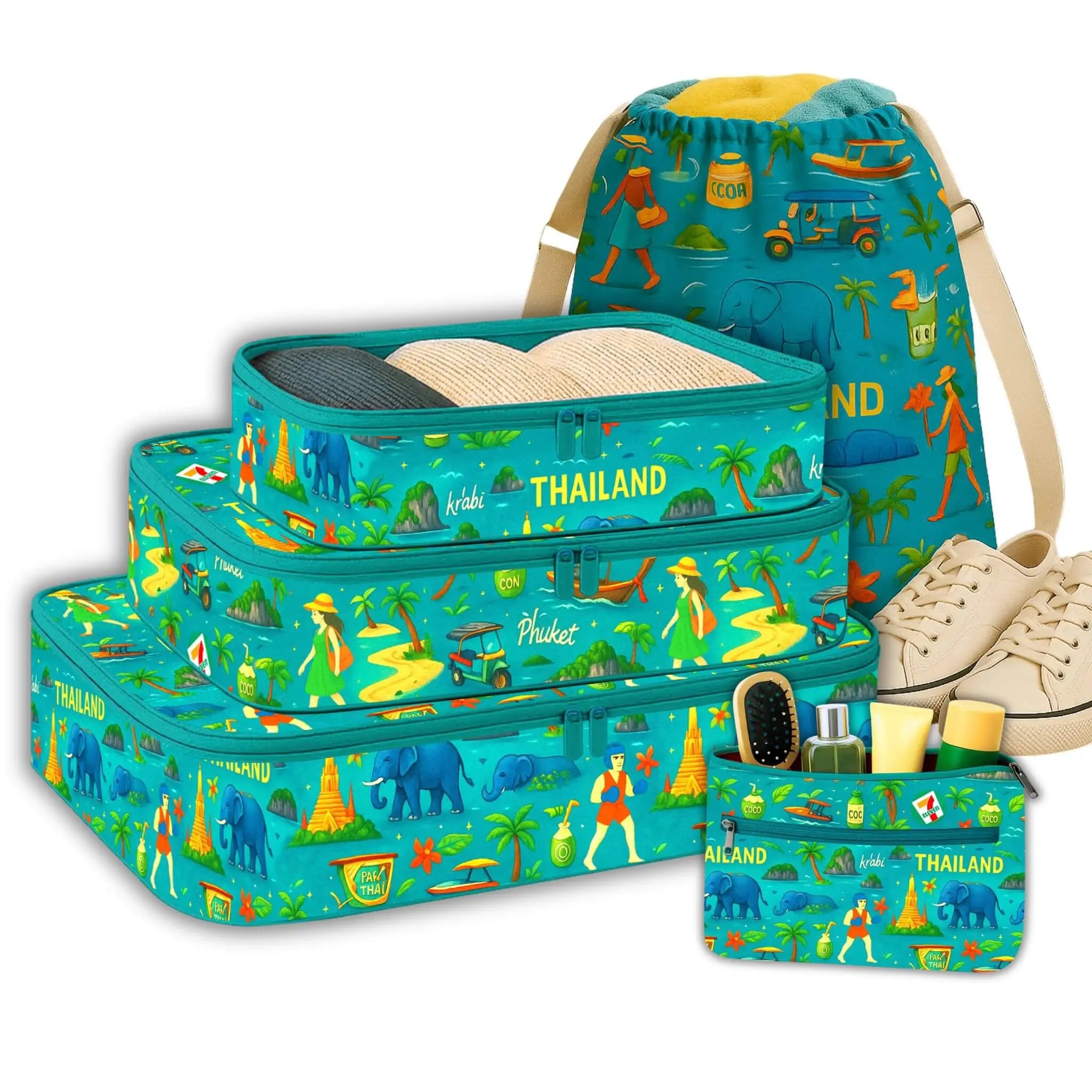 Thailand Edition- Set of 5#pack_Essential- Small Pouch