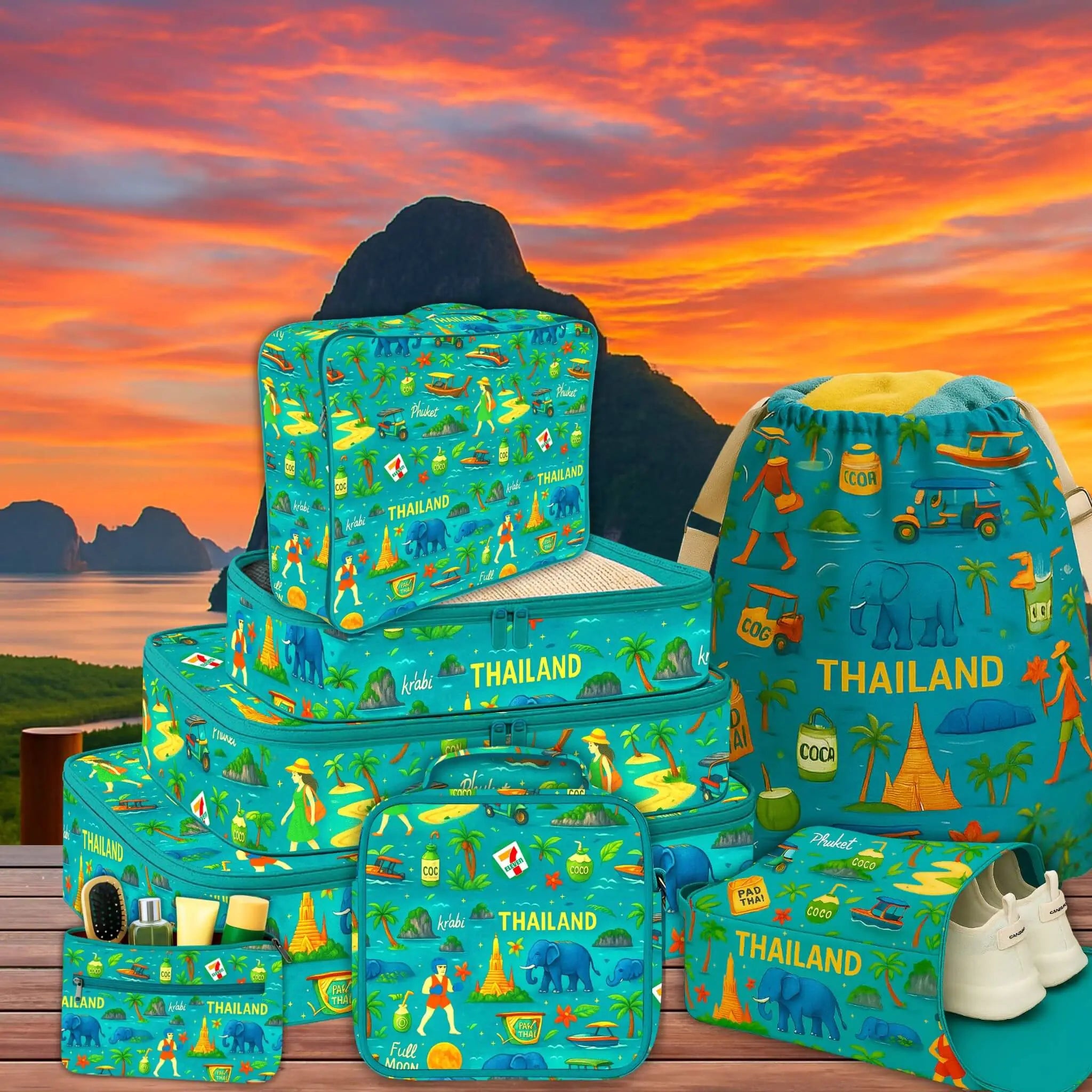 8 Pcs Pro Kit#Color_Thailand Theme 8O