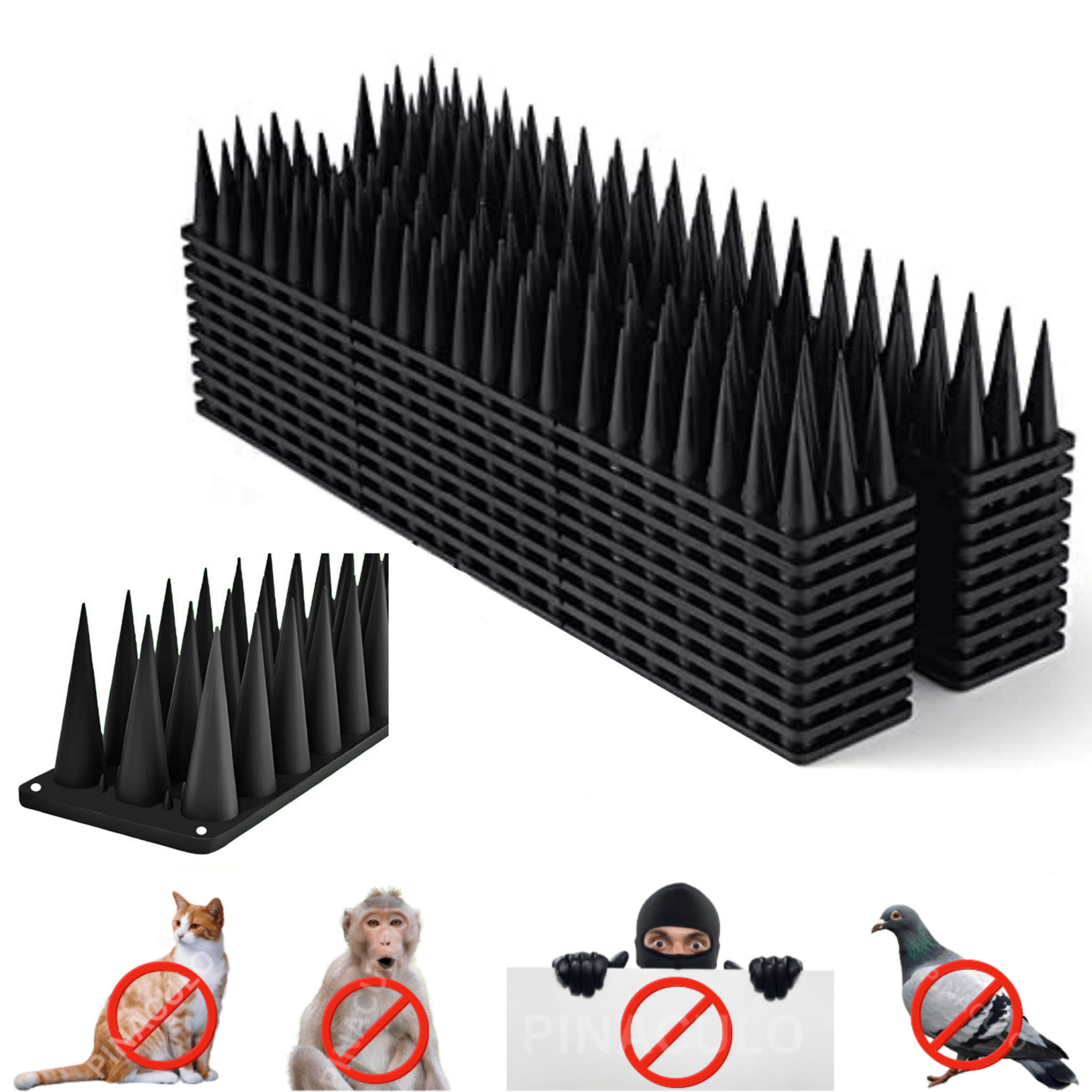 Anti Bird Animals Thief Spikes#Color_BlackSpikes