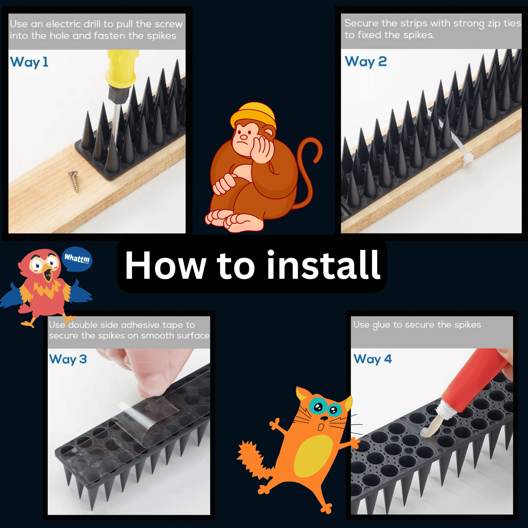Anti Bird Spikes