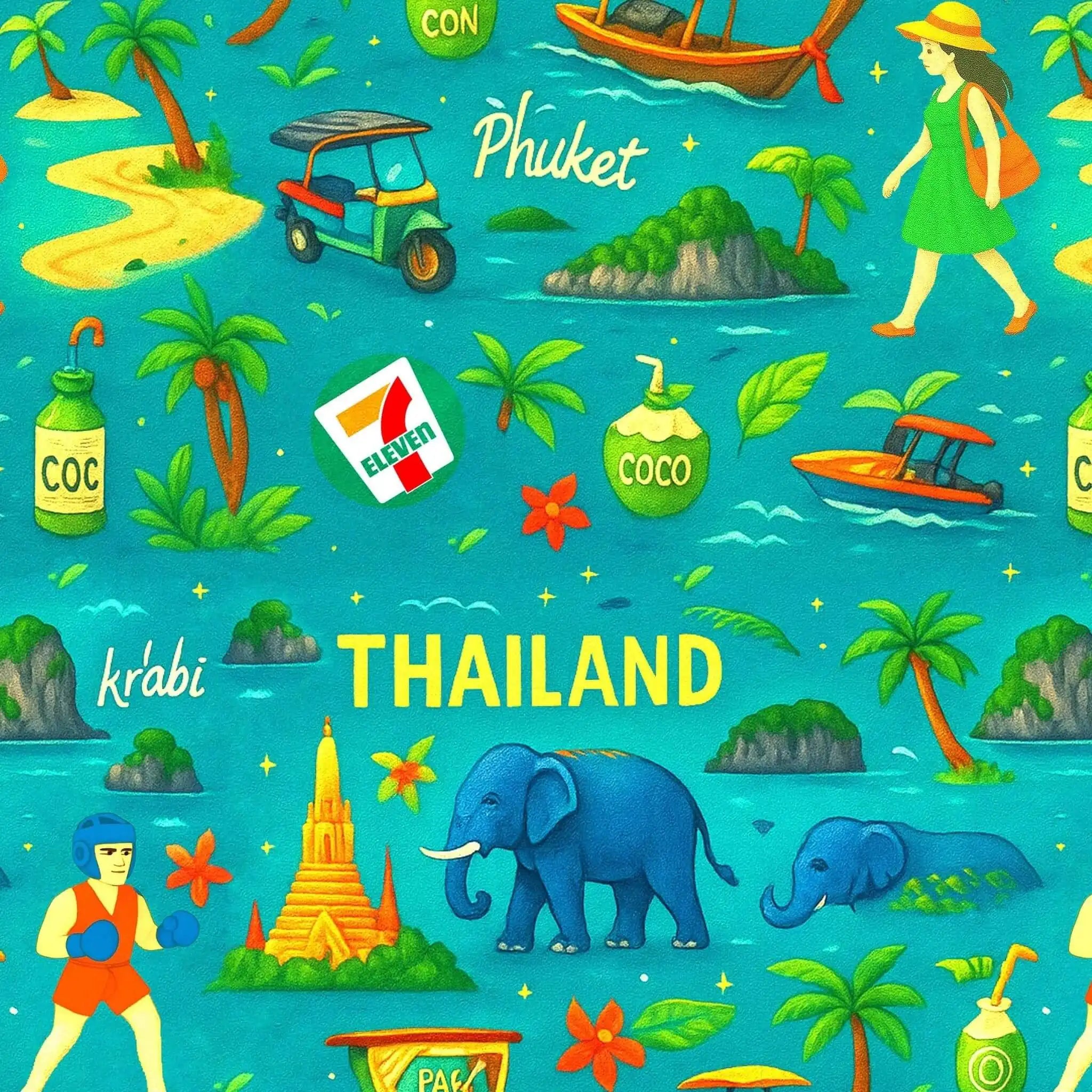8 Pcs Pro Kit#Color_Thailand Theme 8O