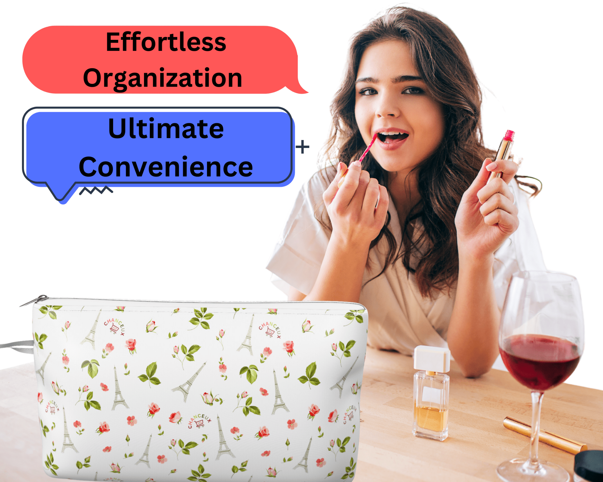 Mini Pouch#Color_Small Pouch - White Paris