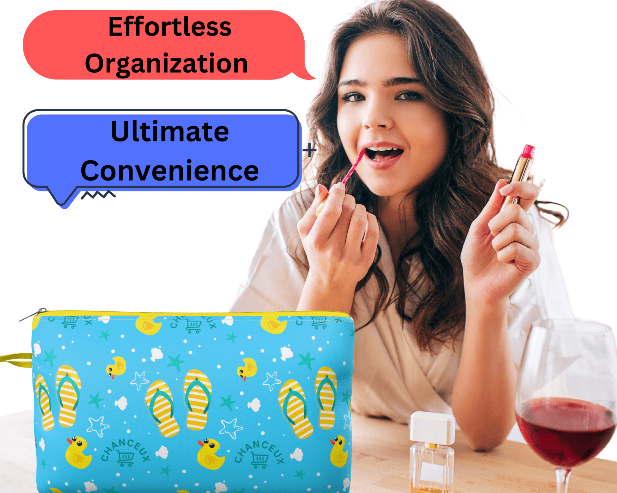 Makeup | Medicine - Pouch#Color_Small Pouch - Blue Duck