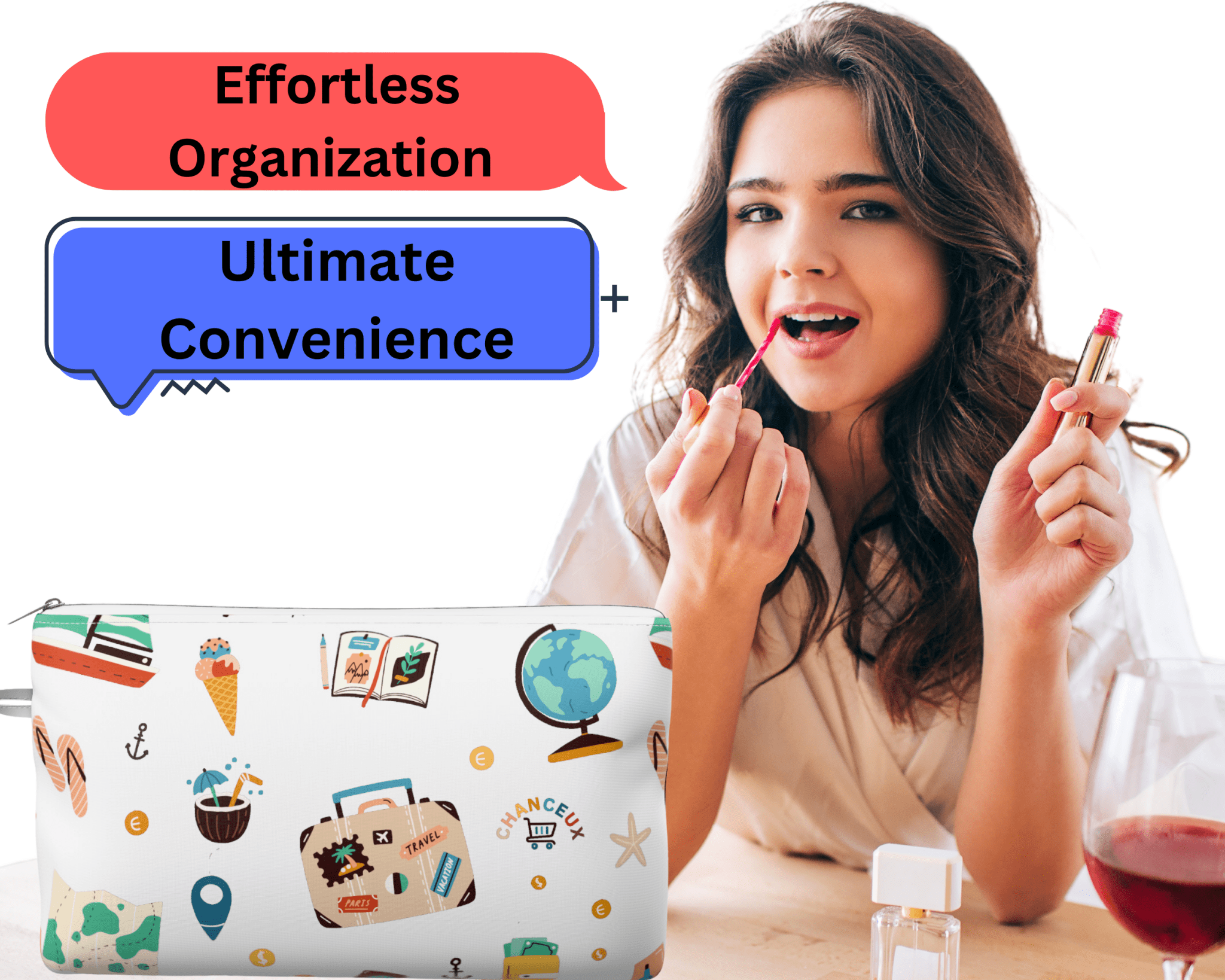 Mini Pouch#Color_Small Pouch - White Travel