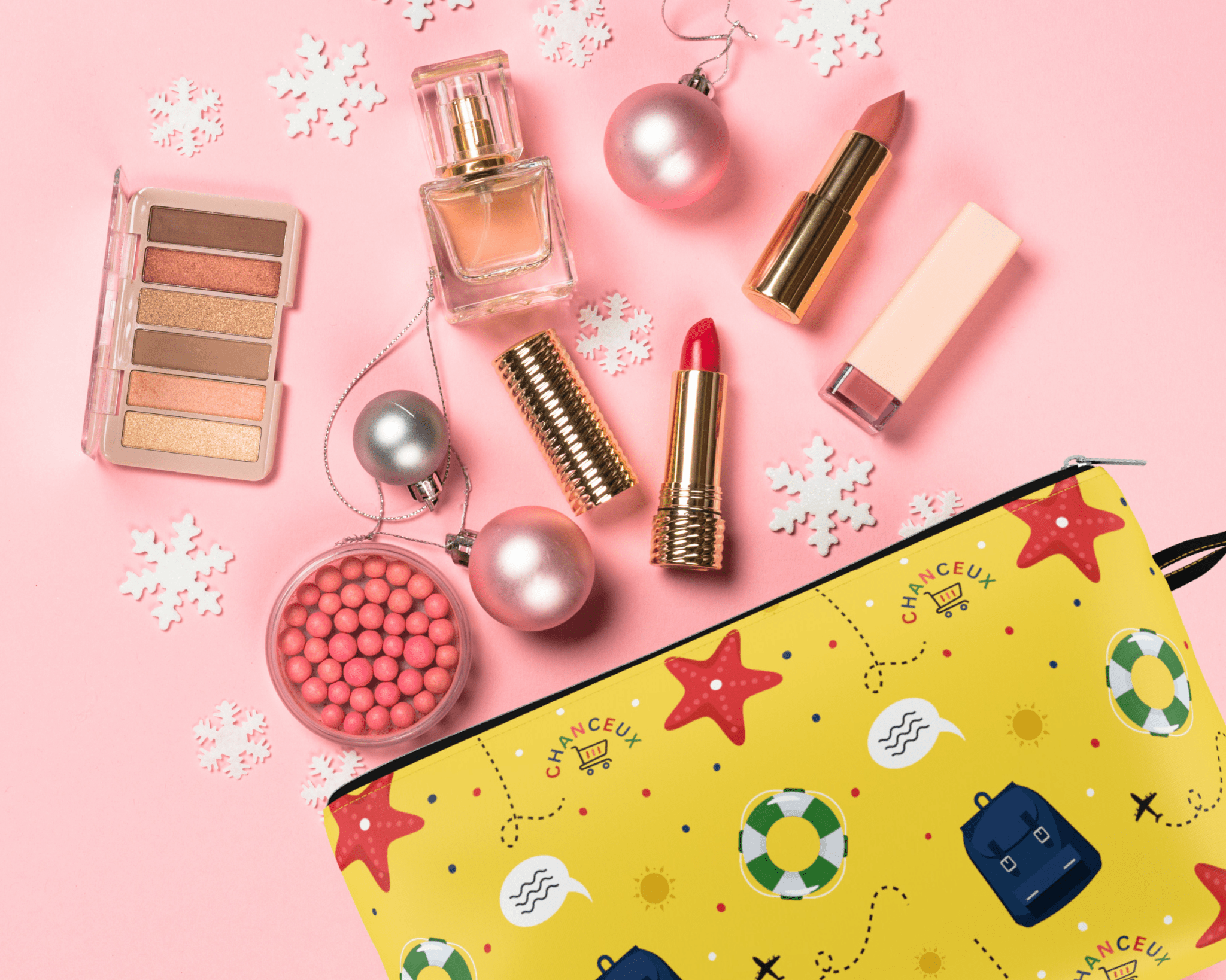 Mini Pouch#Color_Small Pouch - Yellow Beach