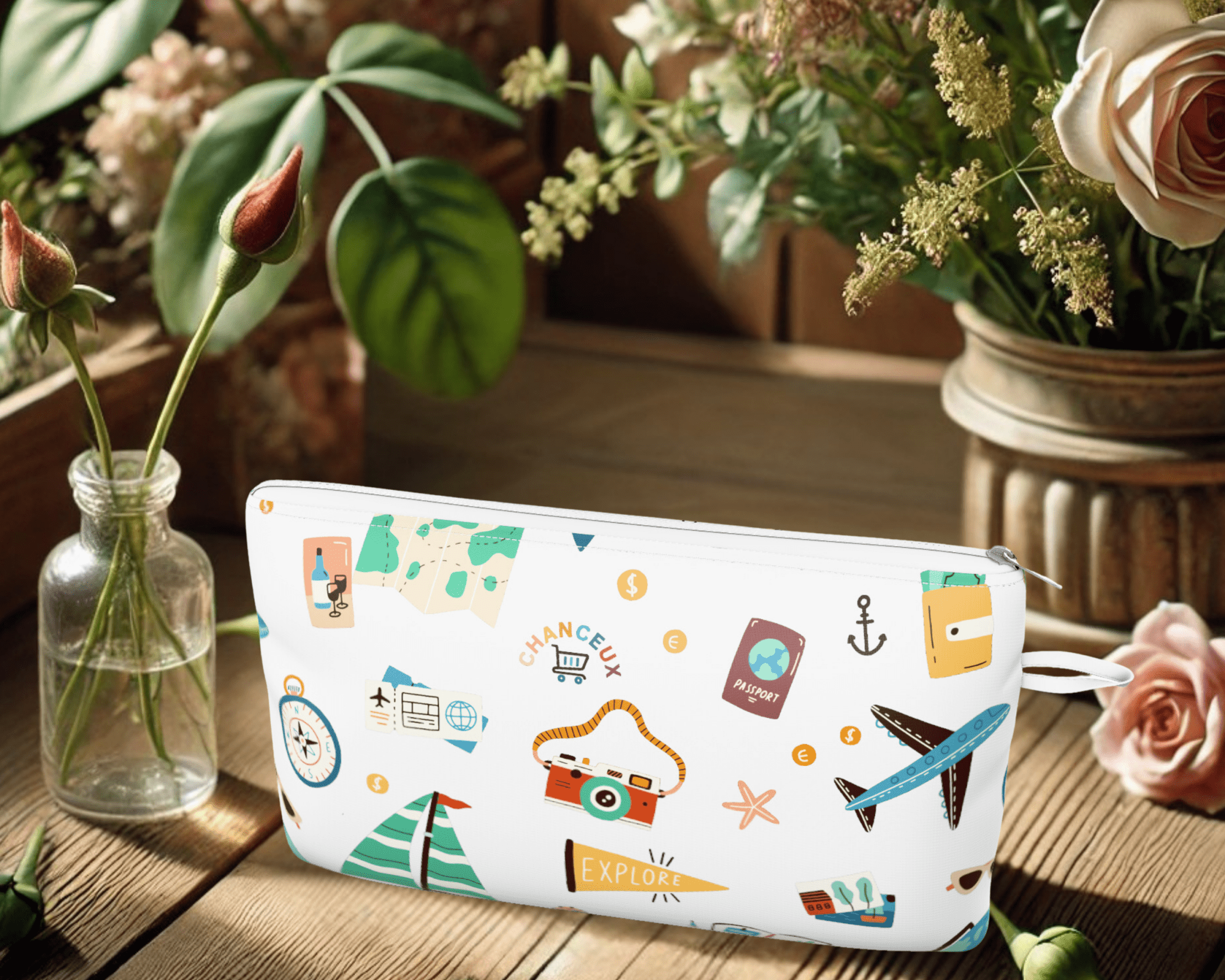 Mini Pouch#Color_Small Pouch - White Travel