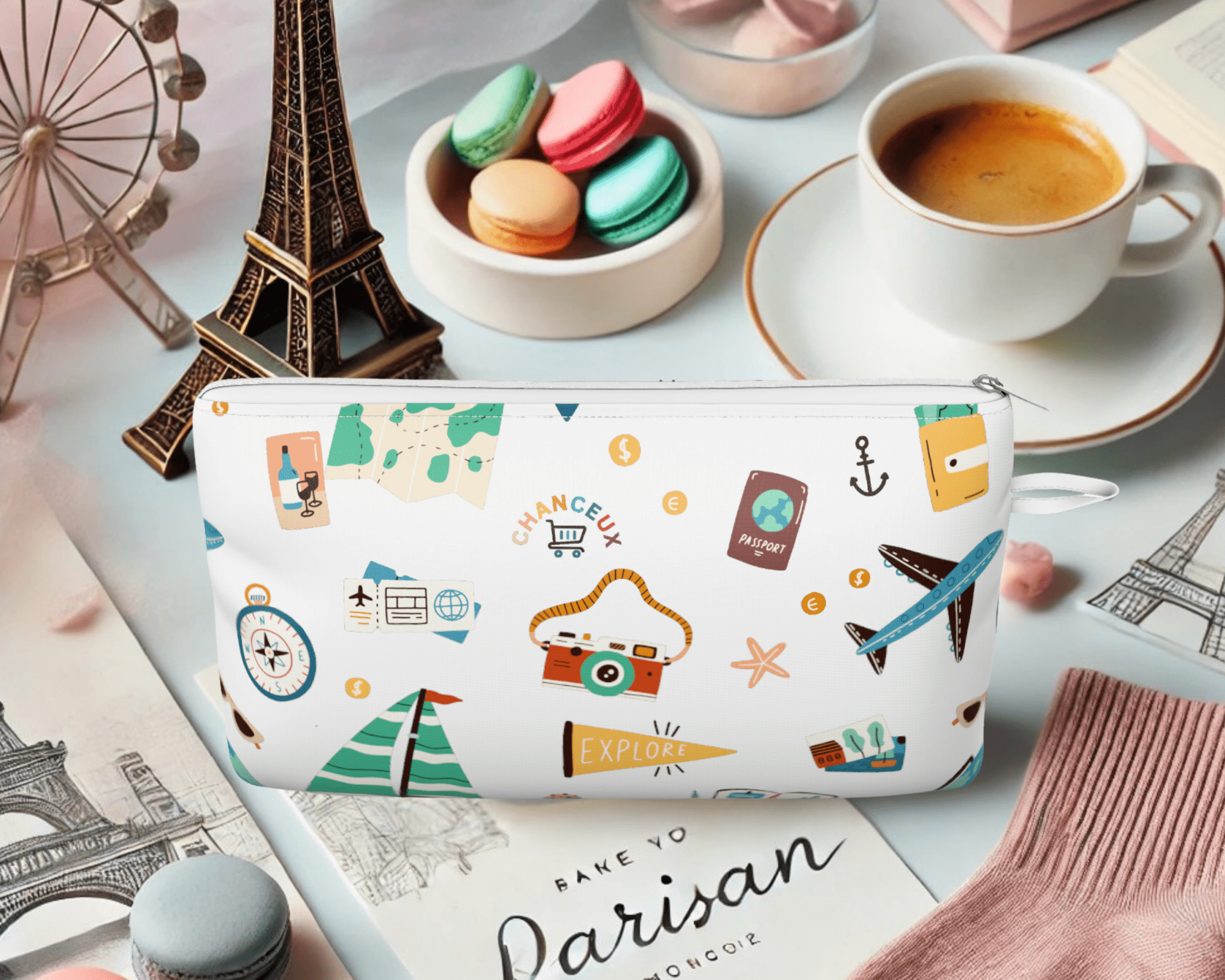 Mini Pouch#Color_Small Pouch - White Travel