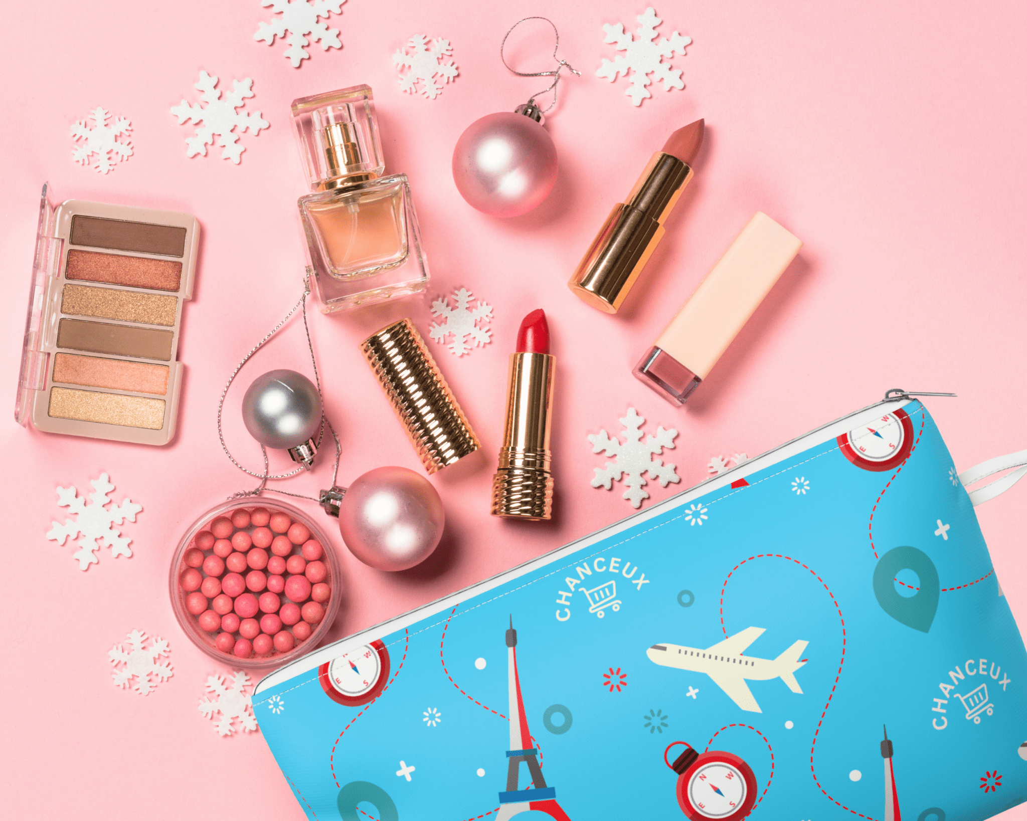 Makeup | Medicine - Pouch#Color_Small Pouch - Blue Paris