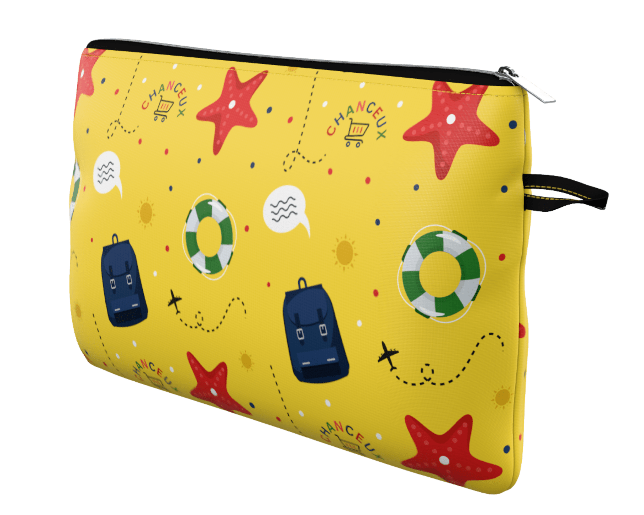 Mini Pouch#Color_Small Pouch - Yellow Beach