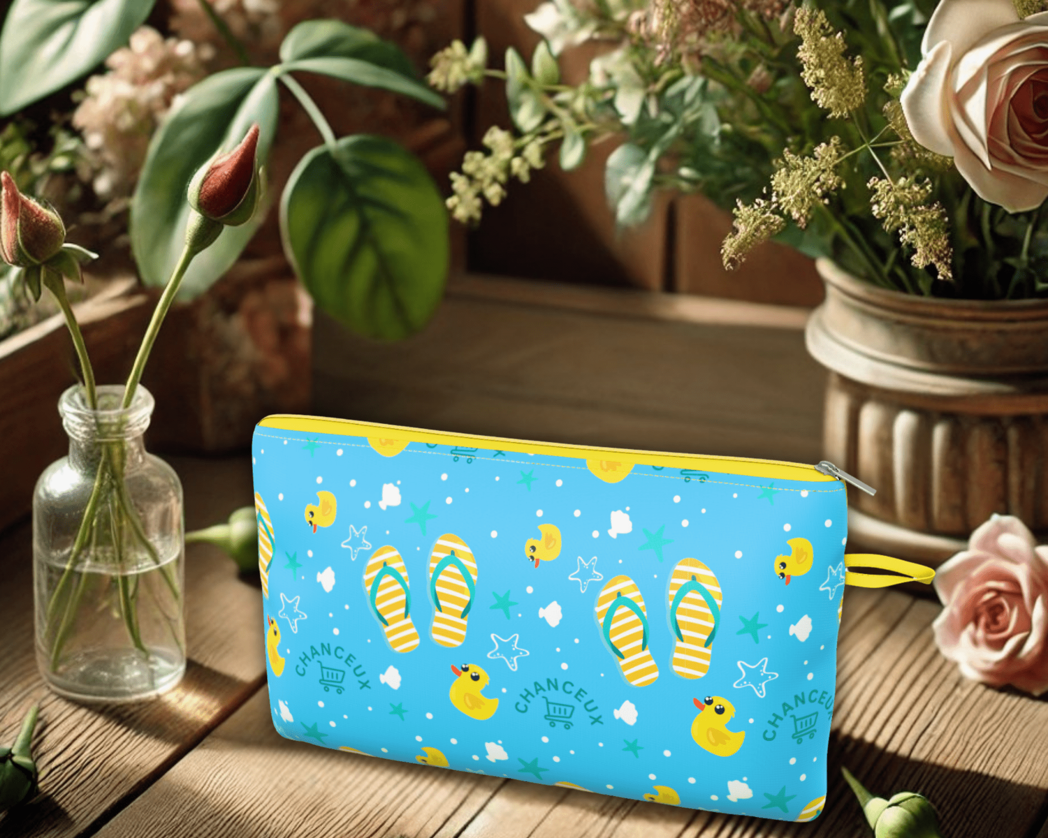 Makeup | Medicine - Pouch#Color_Small Pouch - Blue Duck