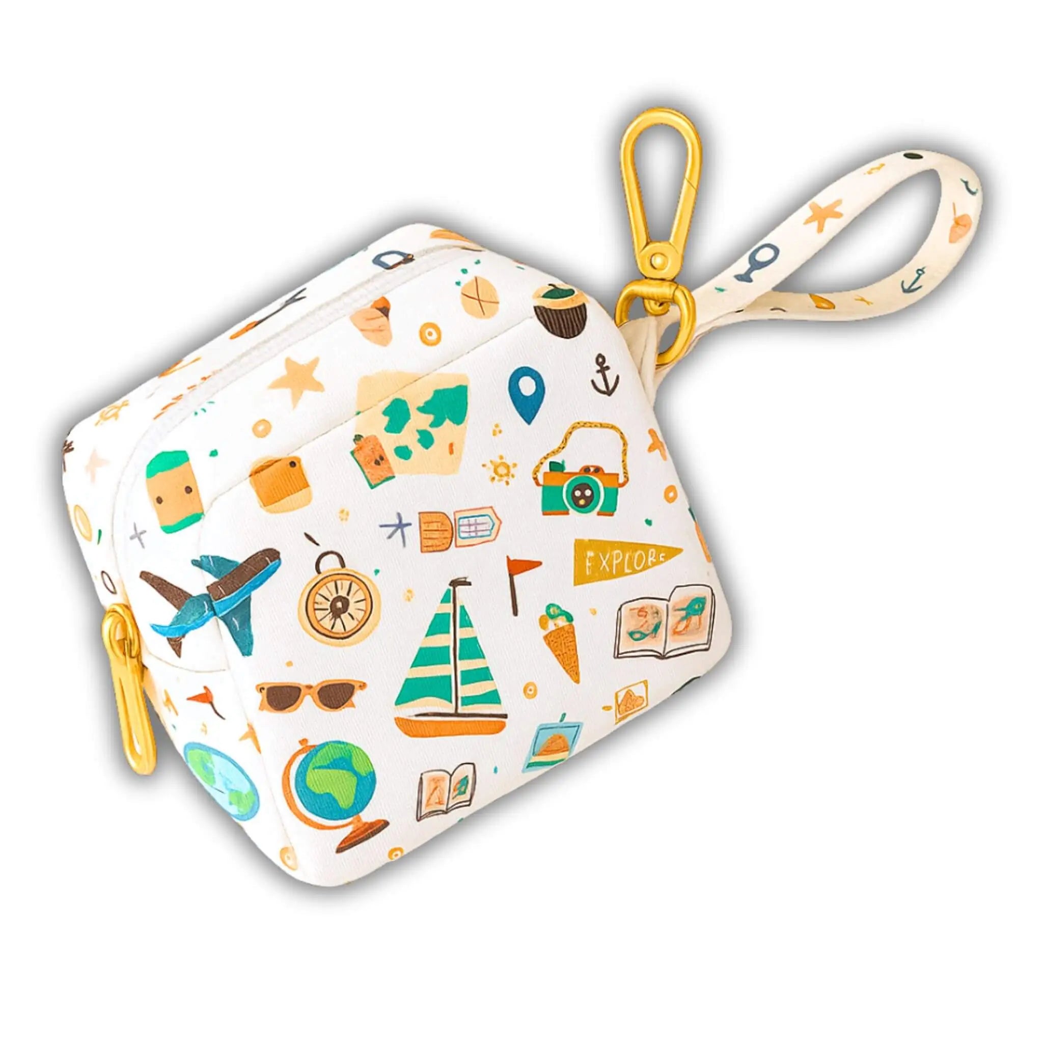 Mini Pouch#Color_Mini Pouch - White Travel