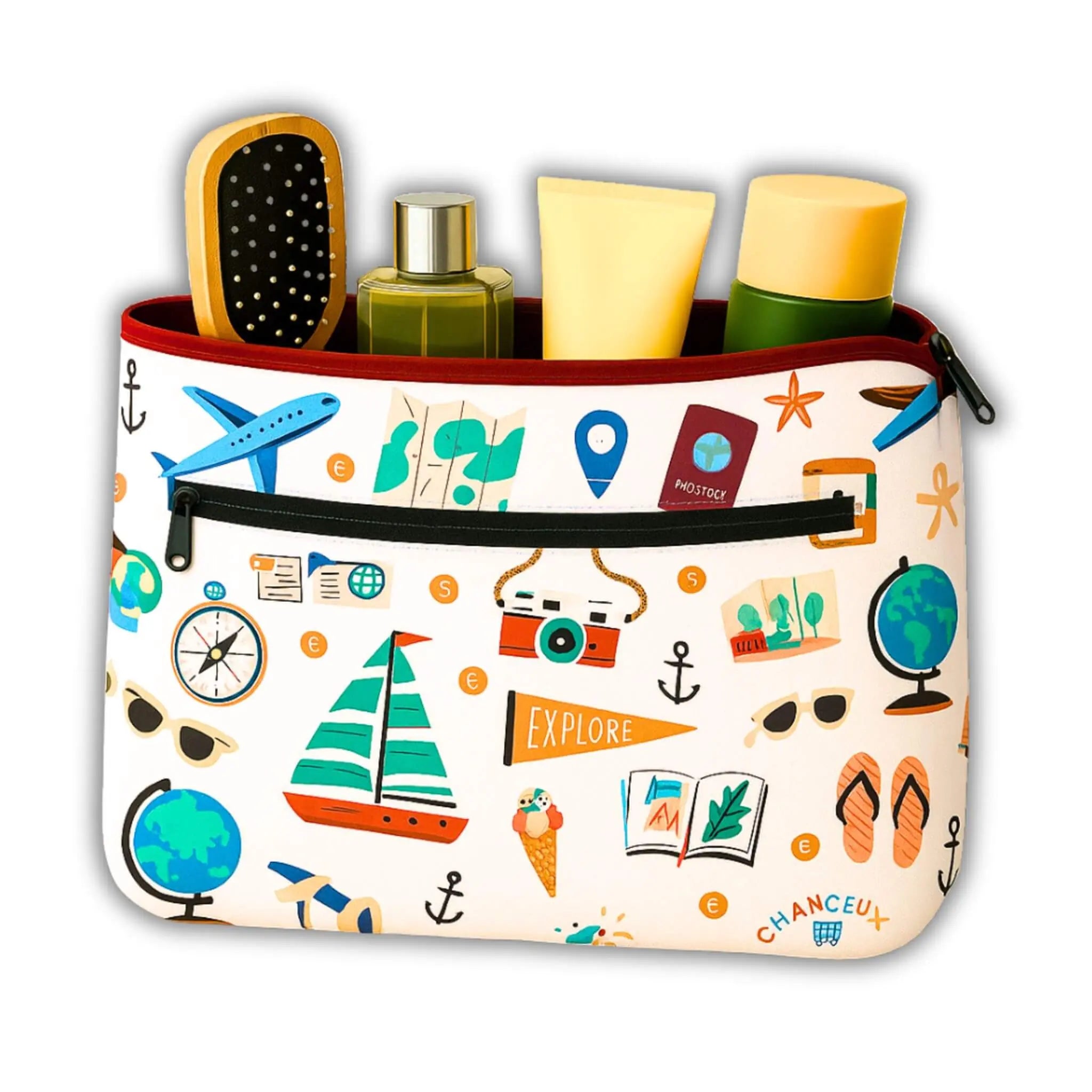 Small Pouch#Color_Small Pouch - White Travel