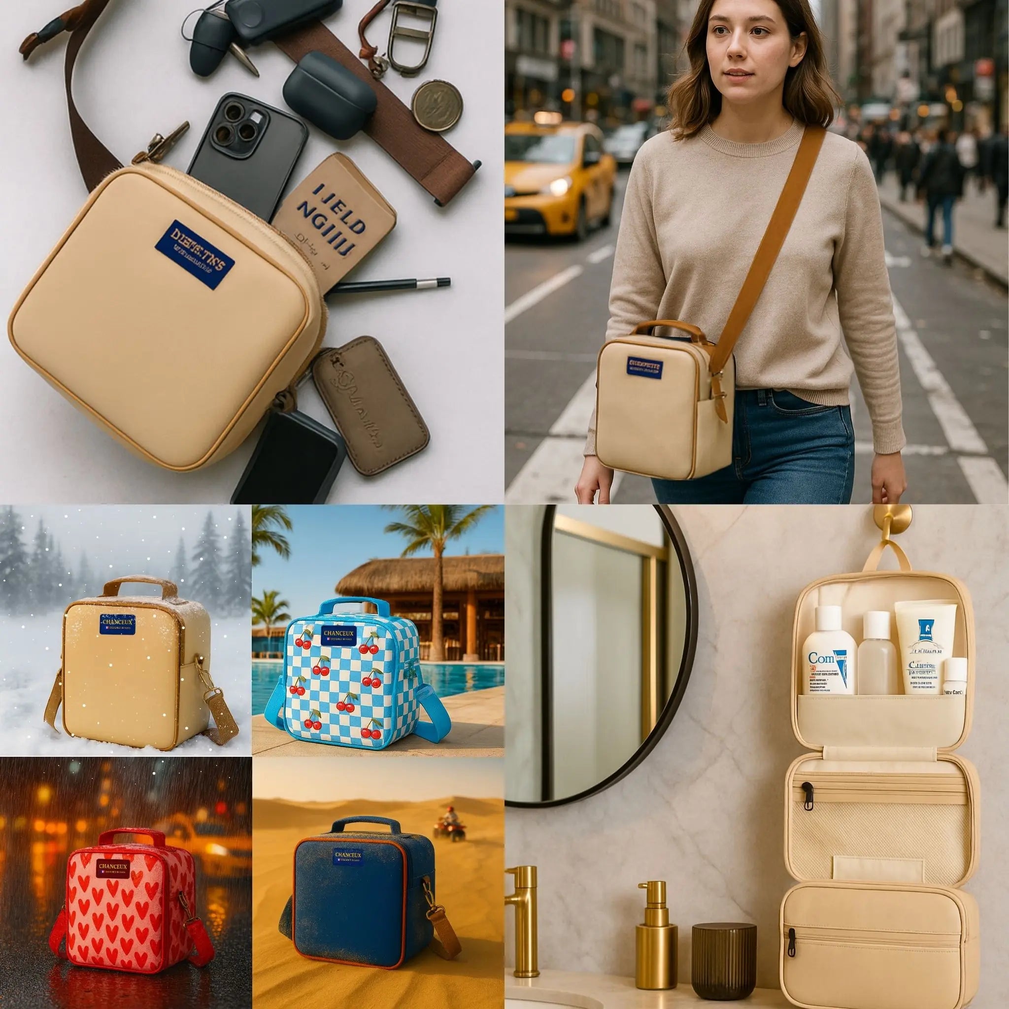 China Edition- Set of 5#pack_Pro- Vanity Bag